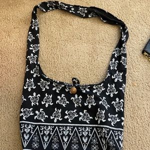 Black hobo bag